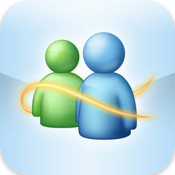 Logo de l'application Windows Live Messenger pour iPhone sur iTunes