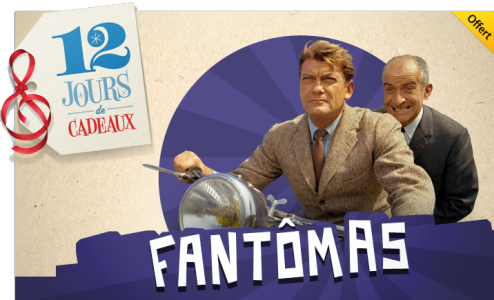12 jours cadeaux iTunes - Jour 7 : Fantomas le film