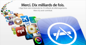 10 milliards d'applications téléchargées sur l'AppStore