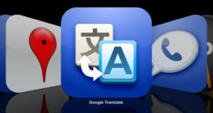 L'application Google Translate disponible gratuitement sur l'AppStore