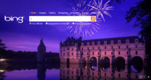Page d'accueil de Bing en version finale en France