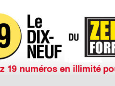 Zero Forfait lance le 19, 19 numéros en illimité pour 19€