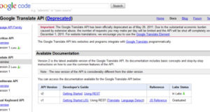 Google stoppe l'API Google Translate