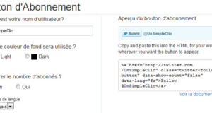 Twitter sort un bouton d'abonnement