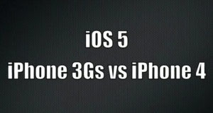 iPhone 3GS vs iPhone 4 sous iOS 5