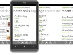 Evernote est disponible sur Windows Phone 7