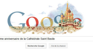 Doodle pour le 450ème anniversaire de la cathédrale Saint Basile