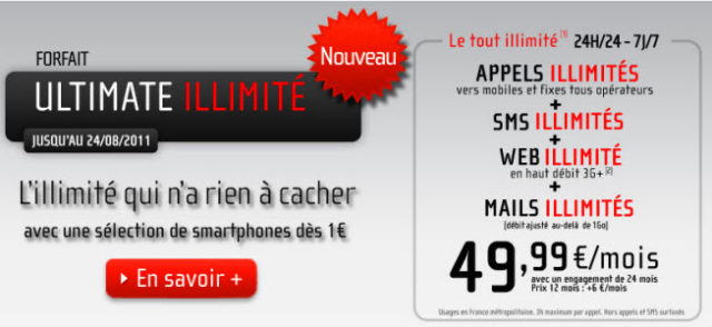 NRJ Mobile - Forfait Ultimate illimité