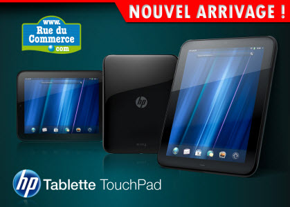 TouchPad : 370 tablettes en vente le 15 septembre sur RueDuCommerce