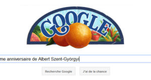 Google fête le 118ème anniversaire d'Albert Szent-Gyorgyi