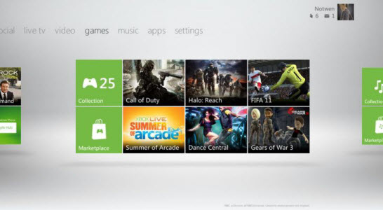 Le futur dashboard de la Xbox 360 se dévoile en vidéo