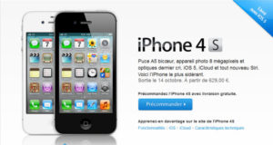 L'iPhone 4S est disponible en pré-commmande