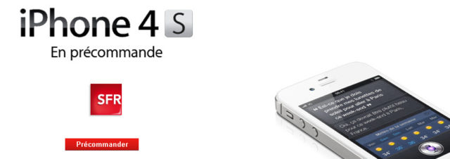 iPhone 4S - Pré-commande et tarifs SFR