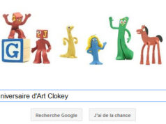 Doodle Google pour le 90ème anniversaire d'Art Clokey