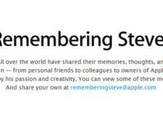 Steve Jobs - Apple active la page web en son hommage