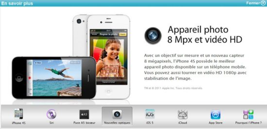 iphone 4S bouygues nouvelles optiques