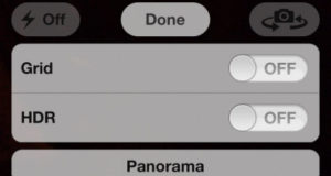 iOS 5 : activer le mode panorama caché