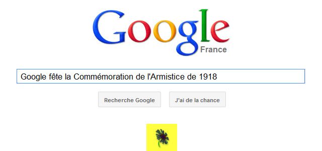 Google célèbre la Commémoration de l'Armistice de 1918