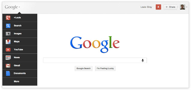 Design de Google : la barre noire horizontale va disparaître