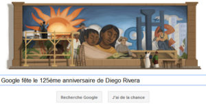 Google fête le 125ème anniversaire de Diego Rivera