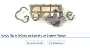 Google fête le 190ème anniversaire de Gustave Flaubert