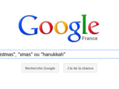 Google : tapez "christmas", "xmas" ou "hanukkah" et regardez...