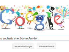 Google vous souhaite une Bonne Année!