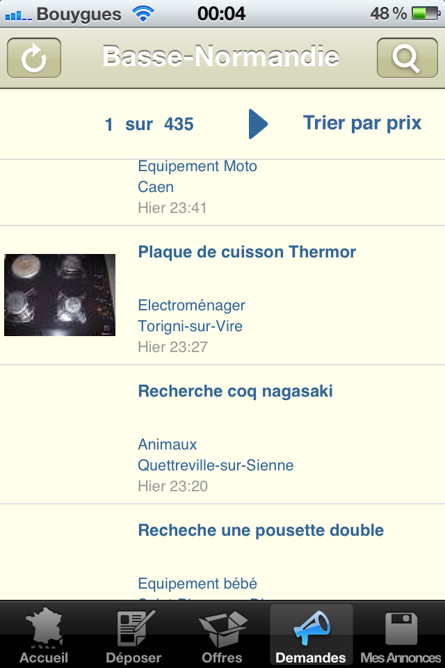 leboncoin.fr iOS annonces 