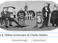 Google fête le 100ème anniversaire de Charles Addams