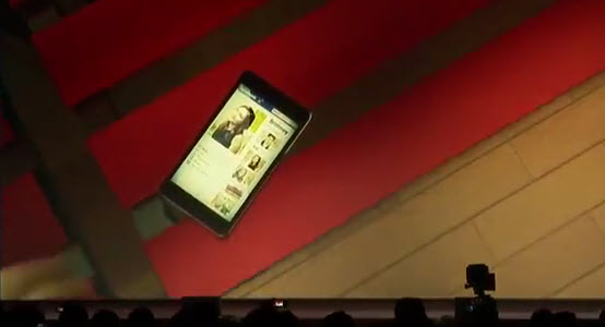 Le Samsung Galaxy S 3 apparait au CES2012 par erreur