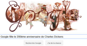 Google fête le 200ème anniversaire de Charles Dickens