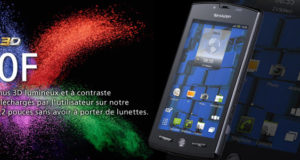 Test du Smartphone Sharp Aquos Phone SH80F 3D