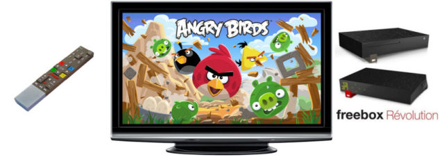 Angry Birds disponible sur la Freebox Revolution