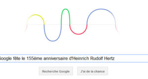 Google fête le 155ème anniversaire d'Heinrich Rudolf Hertz