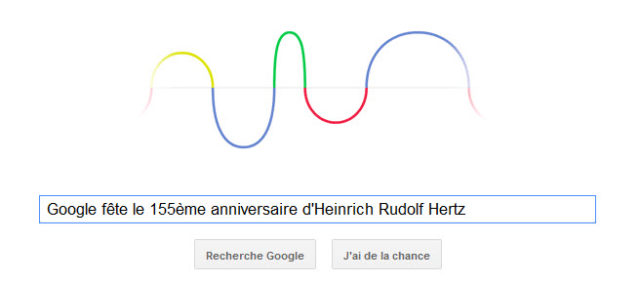 Google fête le 155ème anniversaire d'Heinrich Rudolf Hertz