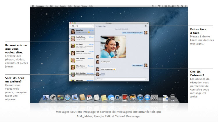 Messages OS X Mountain Lion