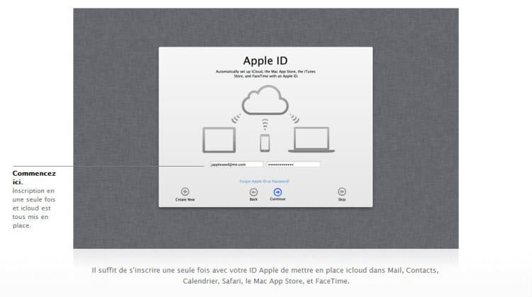 iCloud OS X Mountain Lion