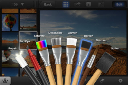 iPhoto est disponible pour iPad et iPhone
