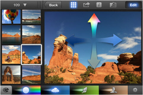 iPhoto est disponible pour iPad et iPhone
