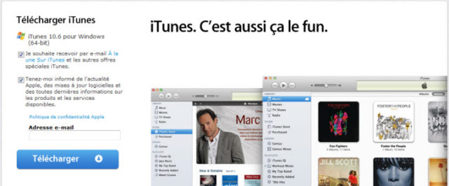 iTunes 10.6 est disponible