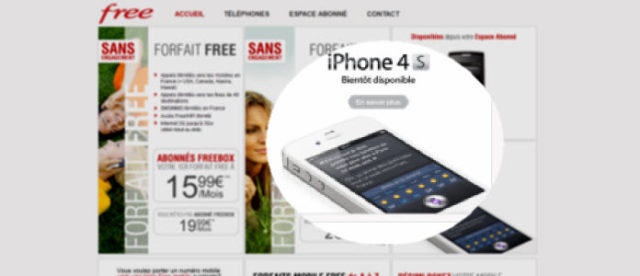 Free Mobile : l'iPhone 4S arrivera au cours du mois de mars