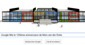 Google fête le 126ème anniversaire de l'architecte allemand Mies van der Rohe
