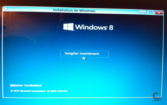 Windows 8 étape 2