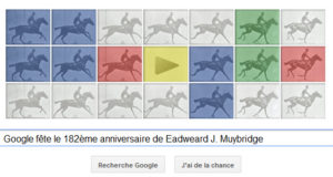 Google fête le 182ème anniversaire de Eadweard J. Muybridge