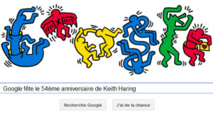 Google fête le 54ème anniversaire de Keith Haring