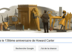 Google fête le 138ème anniversaire de Howard Carter