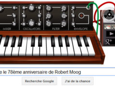 Google fête le 78ème anniversaire de Robert Moog