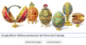 Google fête le 166ème anniversaire de Pierre-Karl Fabergé