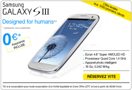 Zéro Forfait, le seul opérateur à proposer le Galaxy S3 à 0€... sur le papier