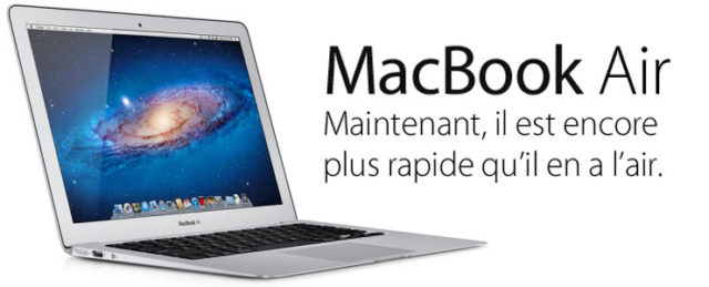 Les MacBook Air version 2012